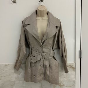 *VINTAGE* Leslie Perris Trench Coat Blazer